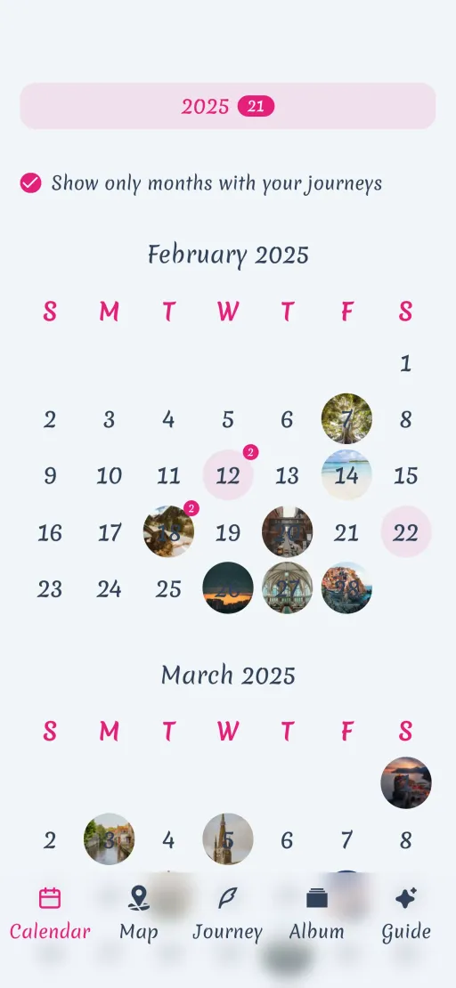 Serica app screenshot showing color your memories feature